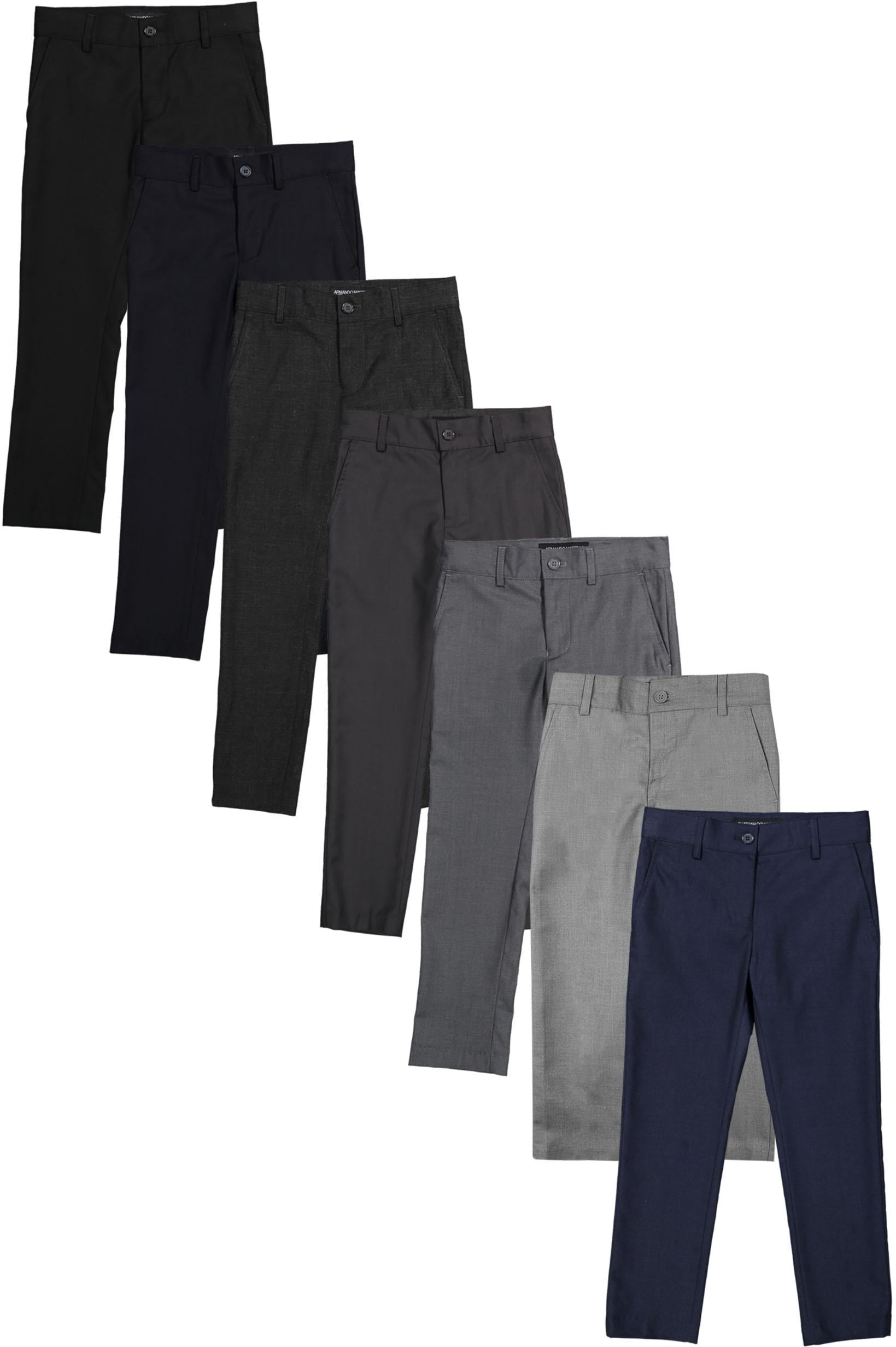 Shldybc Kids Boys Dress Pant Front Solid Color Lattice Casual School  Uniform Suit Pants Party Suit Pant, Boys Uniform Pants on Clearance( 2-3  Years, Gray ) - Walmart.com